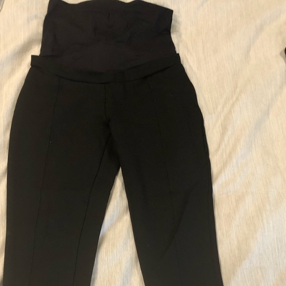 over the bump work trousers